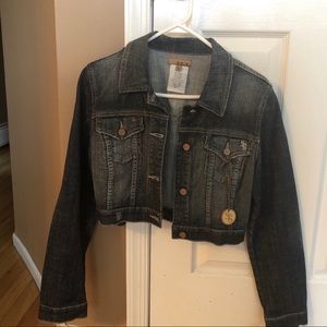 CROPPED DENIM JACKET